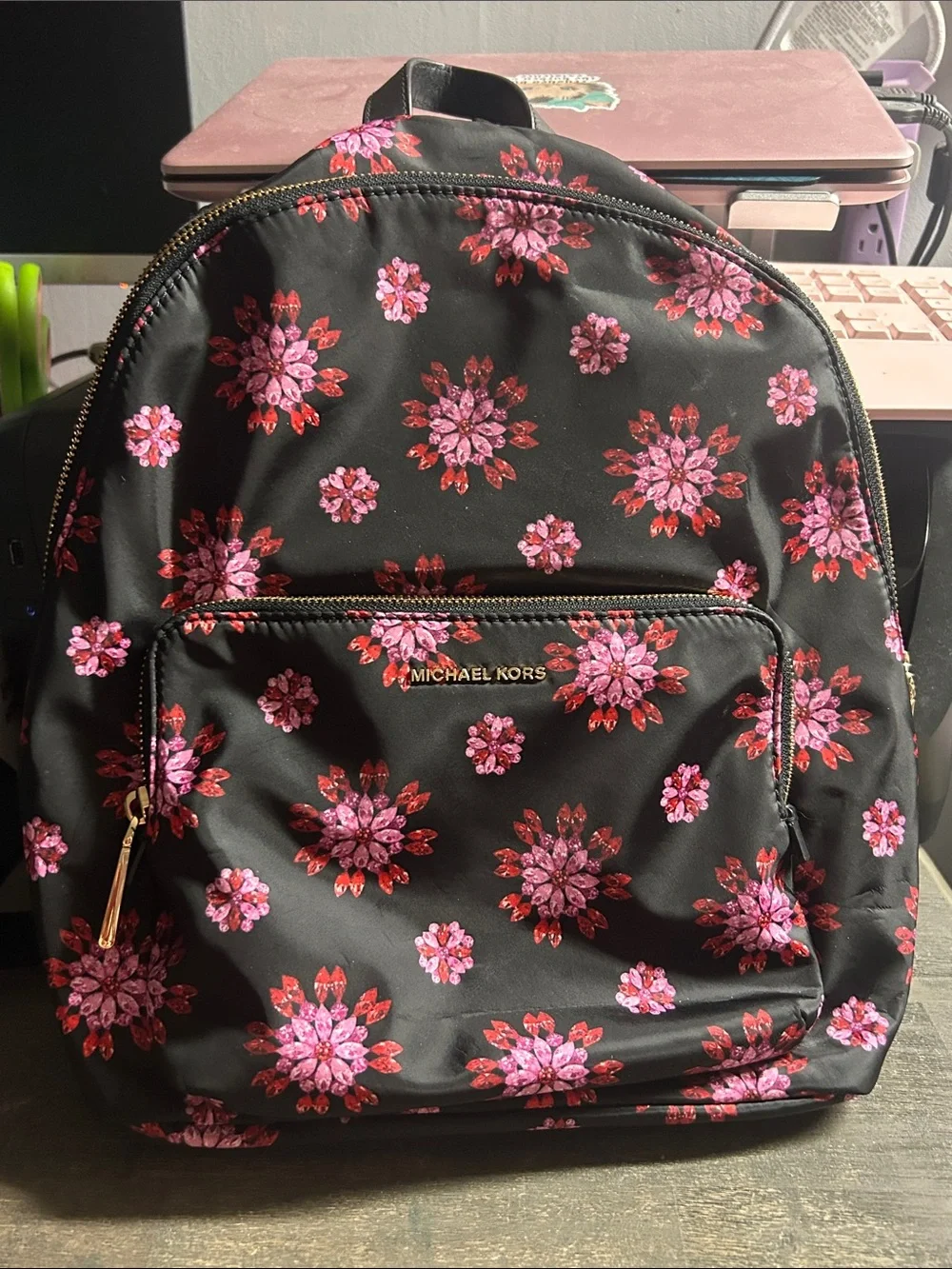 Michael Kors Kelsey Large Nylon Backpack in the 
